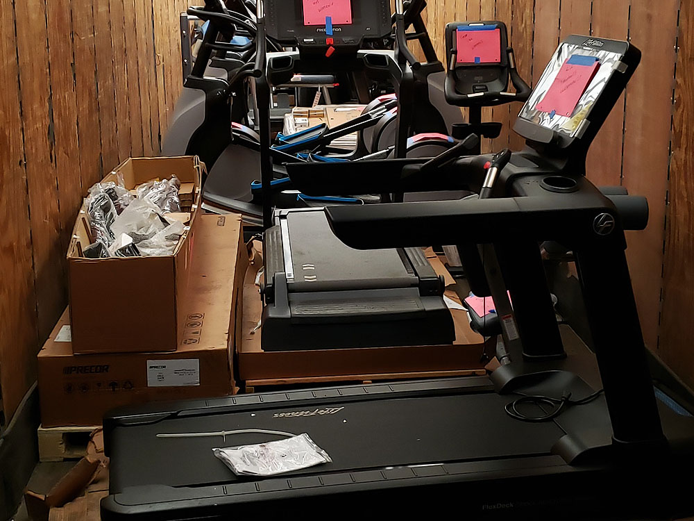 Commercial treadmill maintenance servicing
